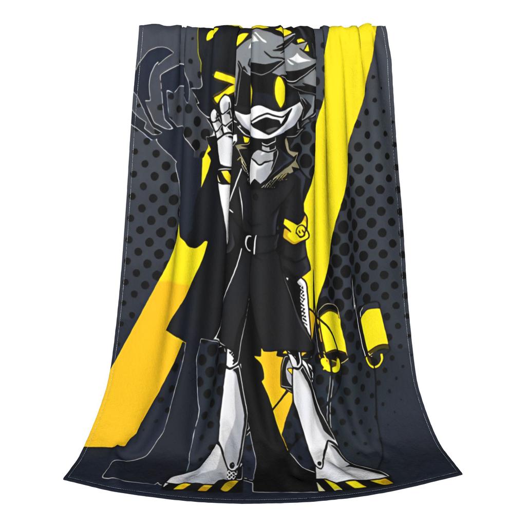 Murder Drones N and Uzi Fleece Throw Blanket  Blanket for Home Travel Warm Bedroom Quilt