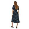 Dorothy Perkins Damen/Damen Ditsy Print Sweetheart Midikleid