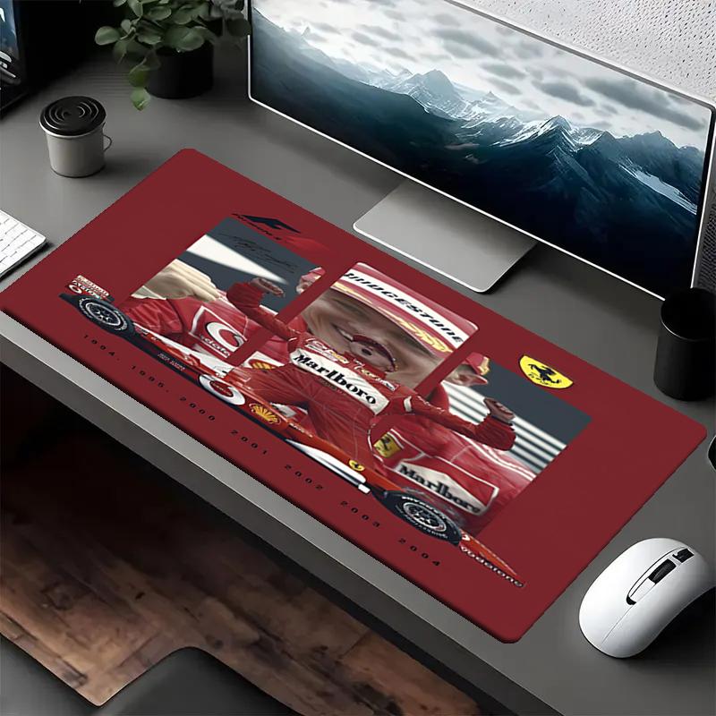 Michael Schumacher Theme Mouse Pad, Non Slip Rubber Base, Multifunctional Office & Home Decor, Perfect for Workspace Personalization.