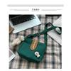 Canvas bag women's new cloth bag versatile commuter small bag fashion satchel girl messenger bag shoulder bag