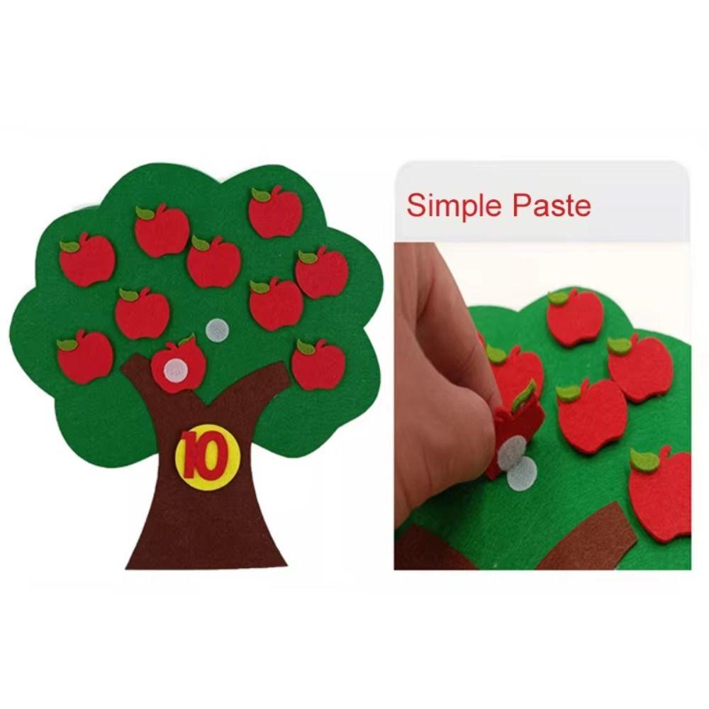 1-10 Numbers Felt Number Learning Toy Number Learning DIY Teaching Board Classroom Use