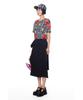 Greedius Folded Midi Skirt