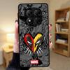 Funda Phone Cover Case for Xiaomi Redmi Note 14 12 A4 10 13 Pro Plus 9S 11 13C 14C Marvel Deadpool Wolverine Love