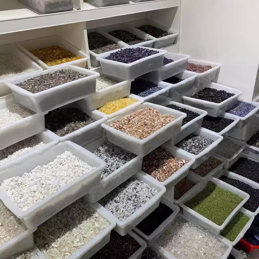 Polished Donghai Crystal Raw Stones: White, Pink, Purple, Yellow, Green Aventurine for Fish Tanks and Demagnetizing.
