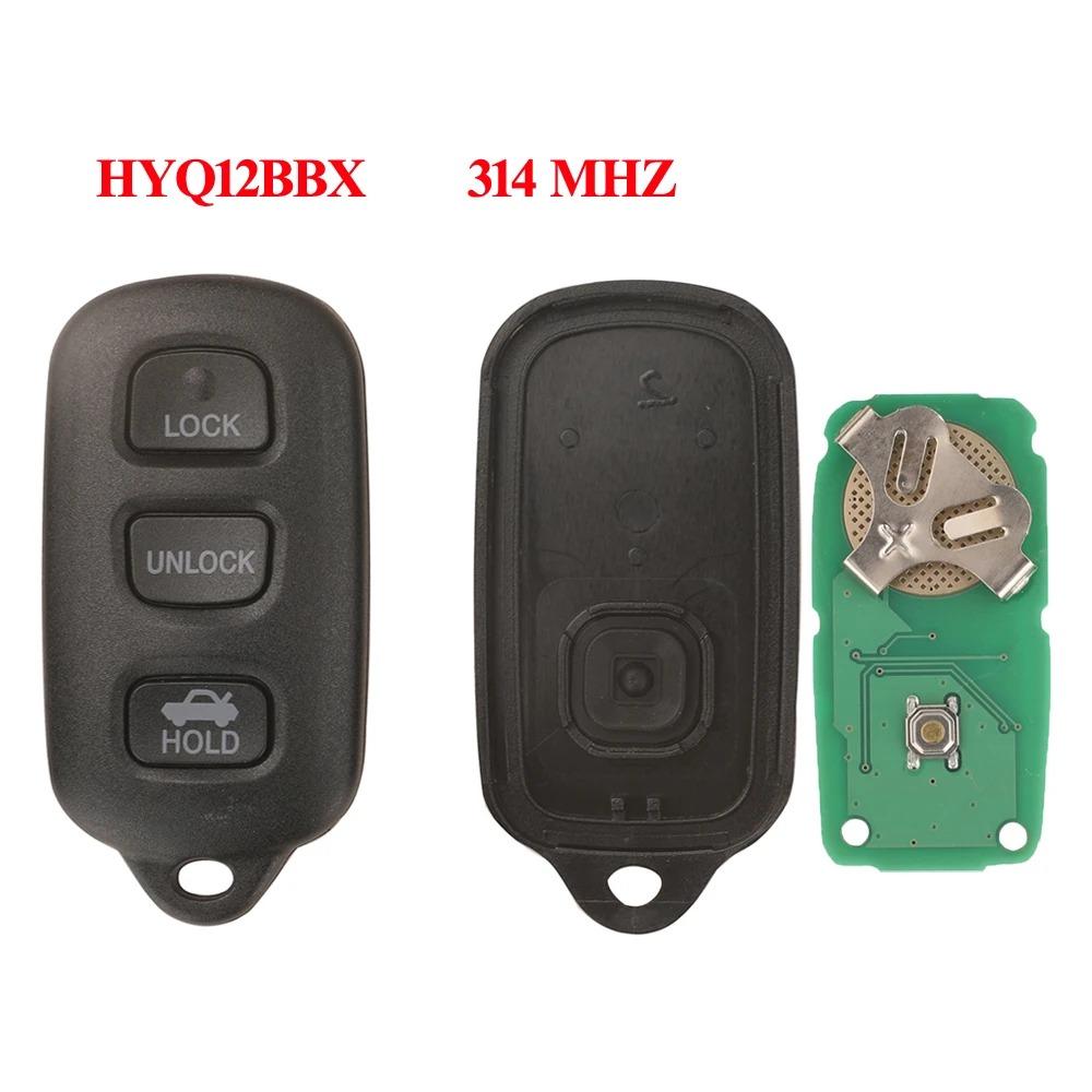 Remote Car Key Alarm GQ43VT14T/HYQ12BBX/1512Y/12BAN 314MHZ For Toyota Camry Corolla Highlander Solara Sienna 2002-2007