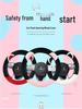 Women's Plush Winter Steering Wheel Cover - Korean Fashion, Universal Fit, Warm & Heated, Four Seasons Use.