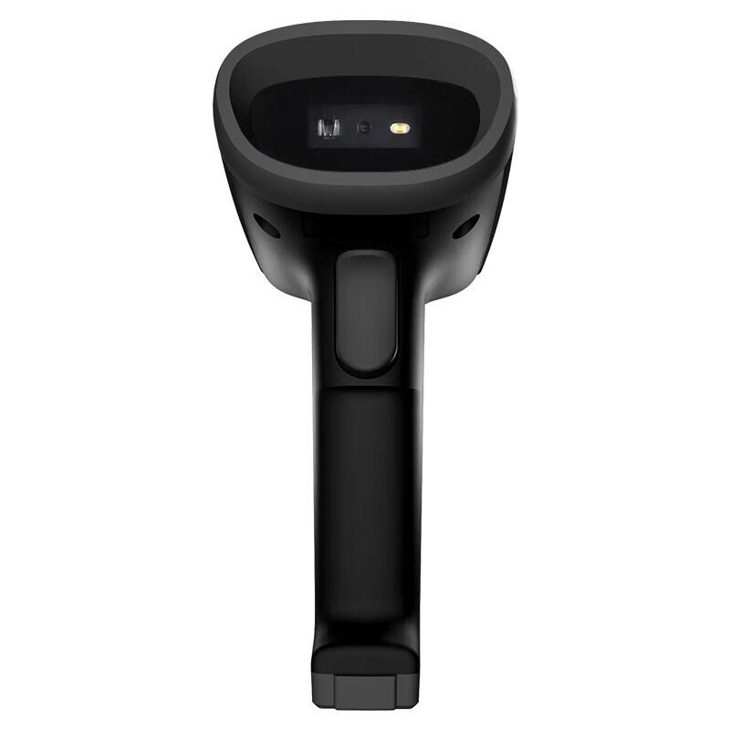Deli 14950W Black Wireless 1D 2D Barcode Scanner