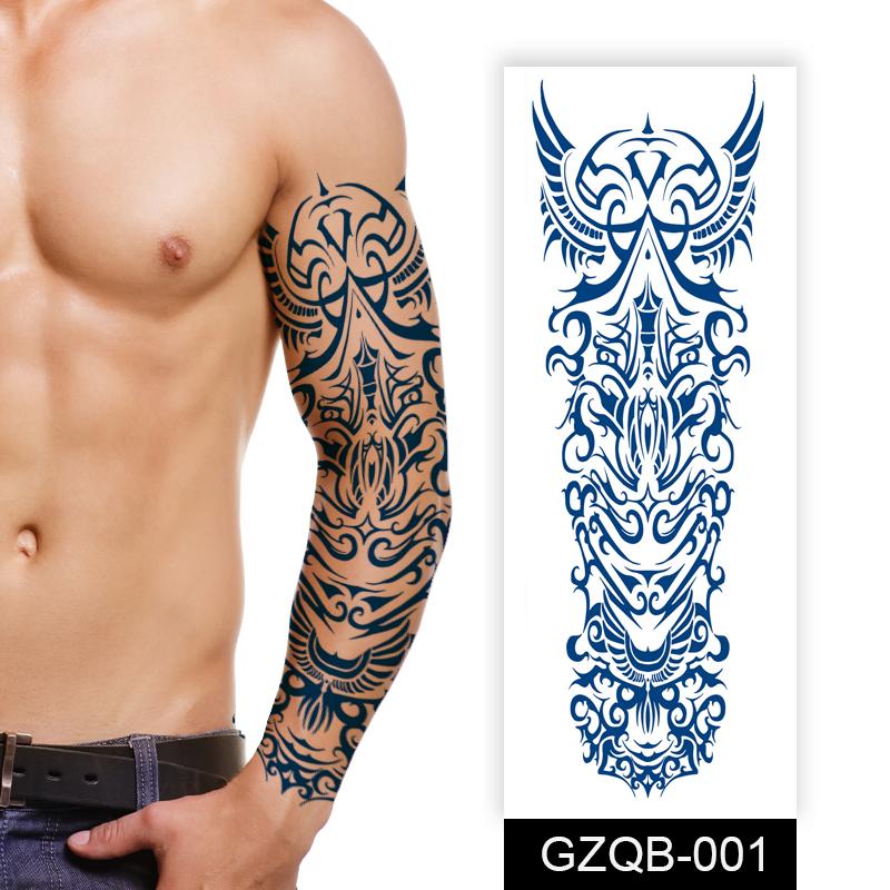Quality Dragon Design Customized Logo Arm Leg Skin Protective Herbal Juice Tattoo Stickers