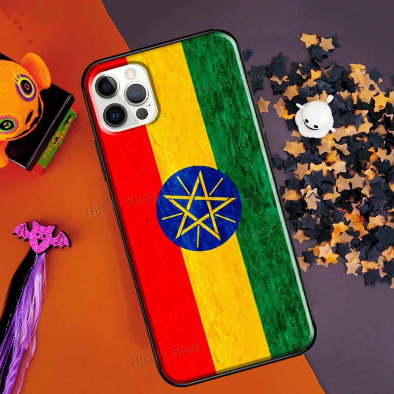 Ethiopia Flag For iPhone 11 Pro Max XS 8 7 Plus SE 2020 X XR Case For iPhone 13 12 Pro Max Mini Coque