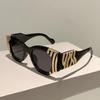 Ochelari de soare cu ochi de pisică cu cadru mare pentru femei, ochelari de soare la modă, vintage, la modă, punk, supradimensionați, de lux, sexy, pentru femei