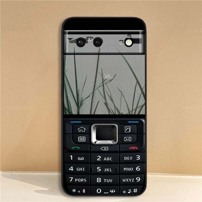 Luxury Vintage Phone Pattern For Google Pixel 10 9a 9 8A 8 7 7A 6 6A Pro XL 2024 5G Black Soft TPU Silicone Phone Case