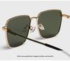 Trendy Women's Polarized Sunglasses 8711: High-End Metal Frame, UV Protection, Perfect for Driving and Style