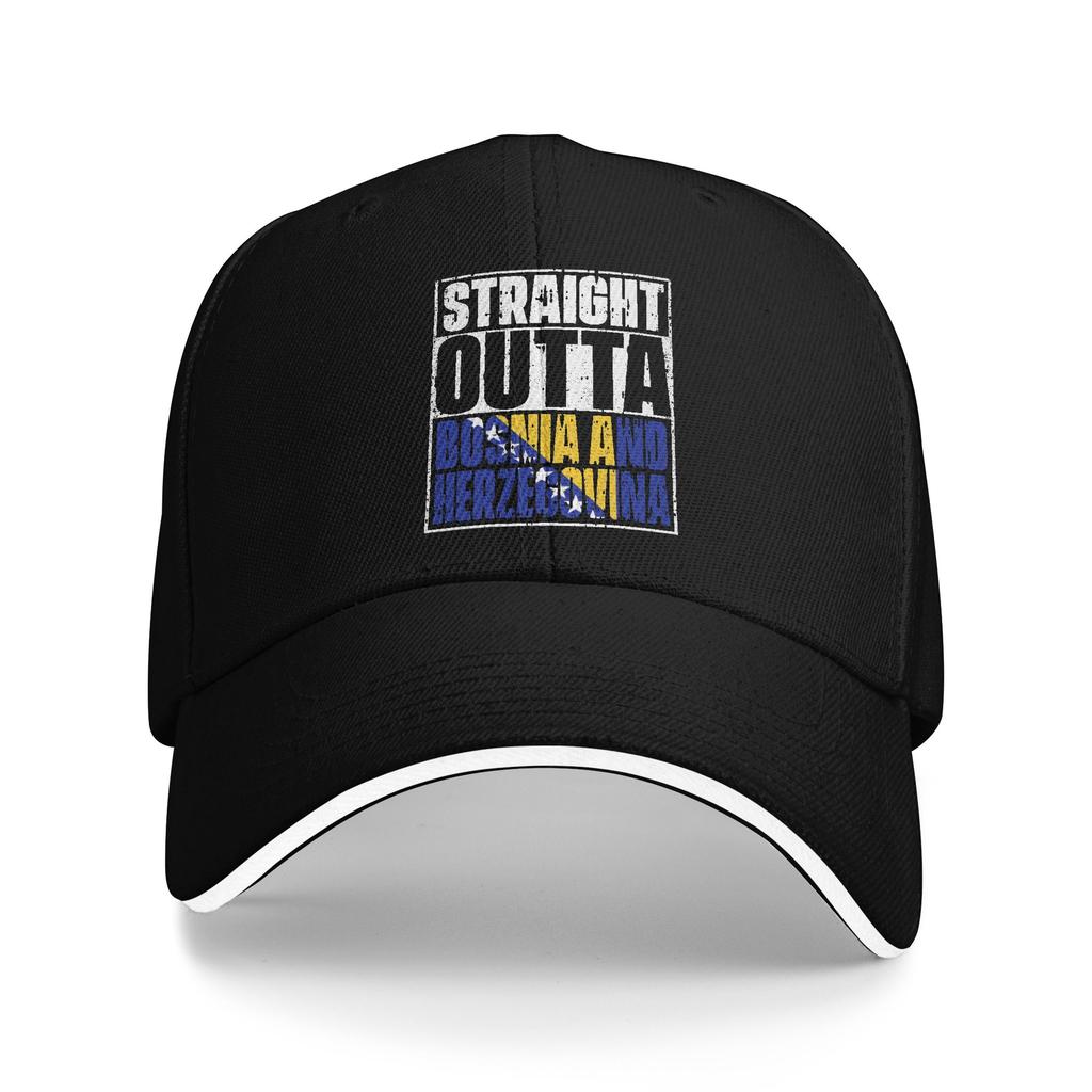 Bosnia and Herzegovina Flag Outfits Unisex Women Baseball Caps Trucker Hat Classic Travel Headwear Adjustable Fit Snapback Cap