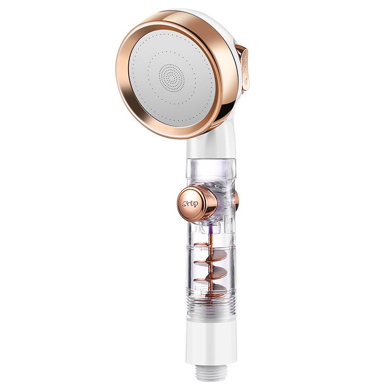 Adjustable Pressurized Handheld Shower Head with Massage & Water-Saving Features