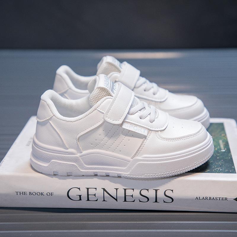 Girls' Sports Shoes 2025 Spring and Autumn New Children's Shoes Soft-soled Casual Shoes Boys Autumn Fashion White Shoes Tide