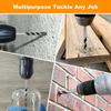 Multi Material Drill Bit 6 8 10 12mm with Alloy Tips for Wall Mirror Ceramic Tile Brick Concrete Walls