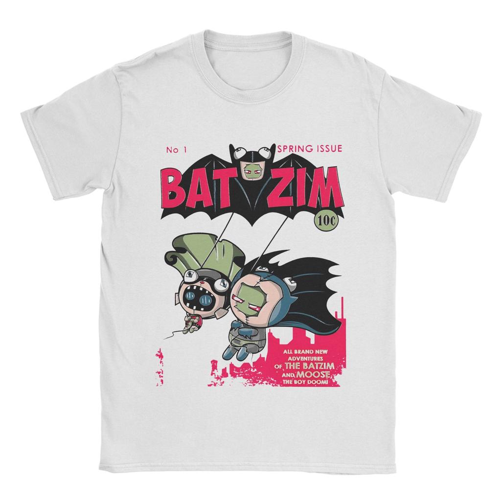 Streetwear T-Shirt Beach Invaders Zims Leisure T Shirts Pure Cotton Tee Shirt for Men Y2K Classic Custom DIY Short Sleeve Tees