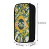 Brasil Flag Merch Pen Box Large-capacity For School  Pen Case Gift