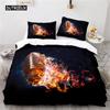 Twin Boy Sports Duvet Cover Football Bedding Set Microfiber Ball Sport Comforter Cover For Kids Teen Men Gifts Bedroom Decor