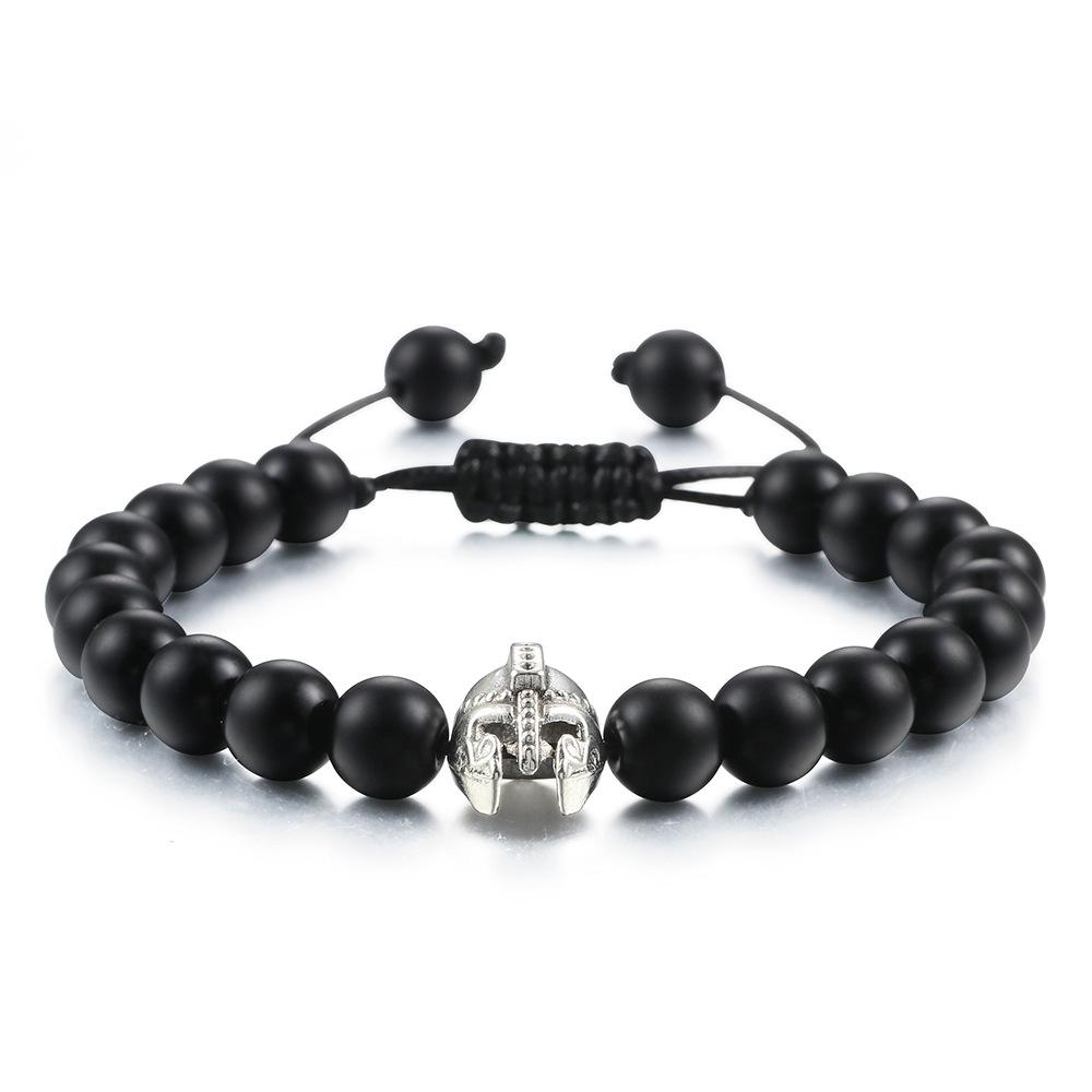 European and American Fashion 8mm Volcanic Stone Turquoise Bracelet for Men, Women, Couples, and Best Friends – Handmade Gift