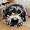 1PC Dog Flowers Umbrella-8-Rib Reinforced, Automatic Open, Lightweight & Durable, Cute Fashion Accessory for Outdoor-T186