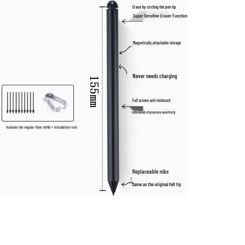 Compatible Electromagnetic Pen for Shiqiang Lekecad L03-L06 Teaching Tablets