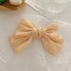 Bow hairpin ribbon hair accessories Korean temperament hair girl top clip headdress.