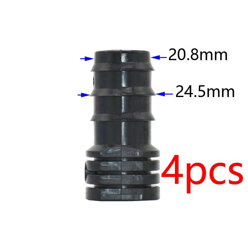 1/2 3/4 1 Inch Garden Hose Tee Elbow End Plug Straight Connector 16/20/25mm PE Hose Water Splitter Repair 90 Degree Connector