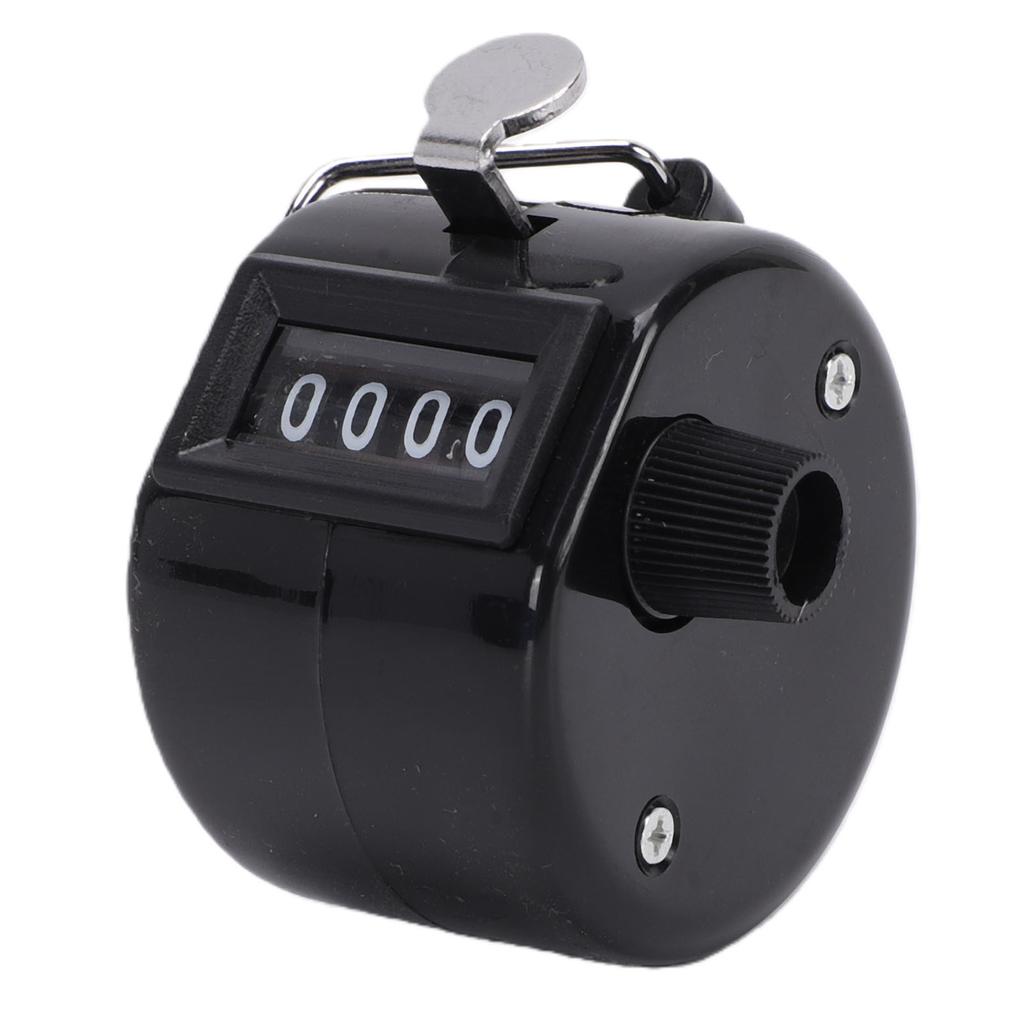 4 Digit Number Counter Compact Hand Mechanical Counter with Reset Knob for Counting Numbers Knitting