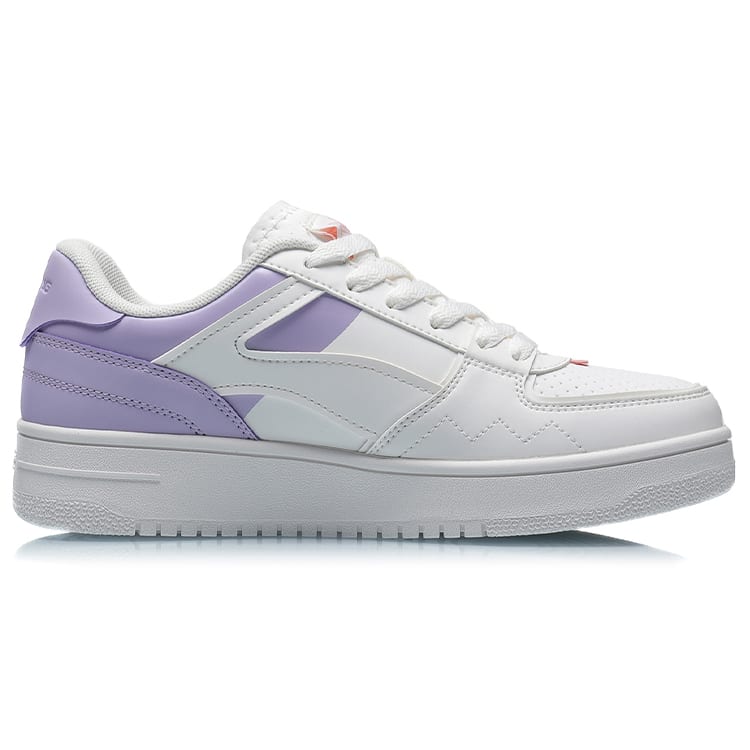 Li Ning Breathable, Slip Resistant, Lightweight Low Top Skateboard Shoes Women's Moonlight Purple AGCQ378-4