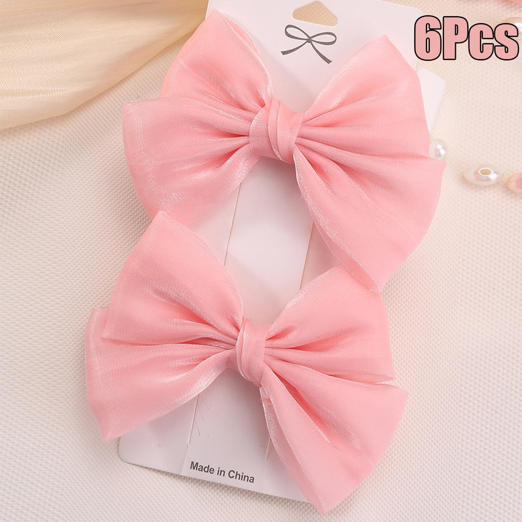 2 Stück Perlmutt Schleife Haarspange Glitzernde Glänzende Haarnadel für Mädchen Kinder Koreanischer Stil Kopfschmuck Accessoires Schule Täglich Party Geschenk
