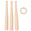 Storage Rack Baseball Display Stand Wooden Baseball Support Bracket  Tabletop Decor