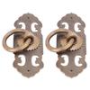 2pcs Durable Cabinet Door Handle With Screws Antique Pull Handle Drawer Pull Handle  Wardrobes