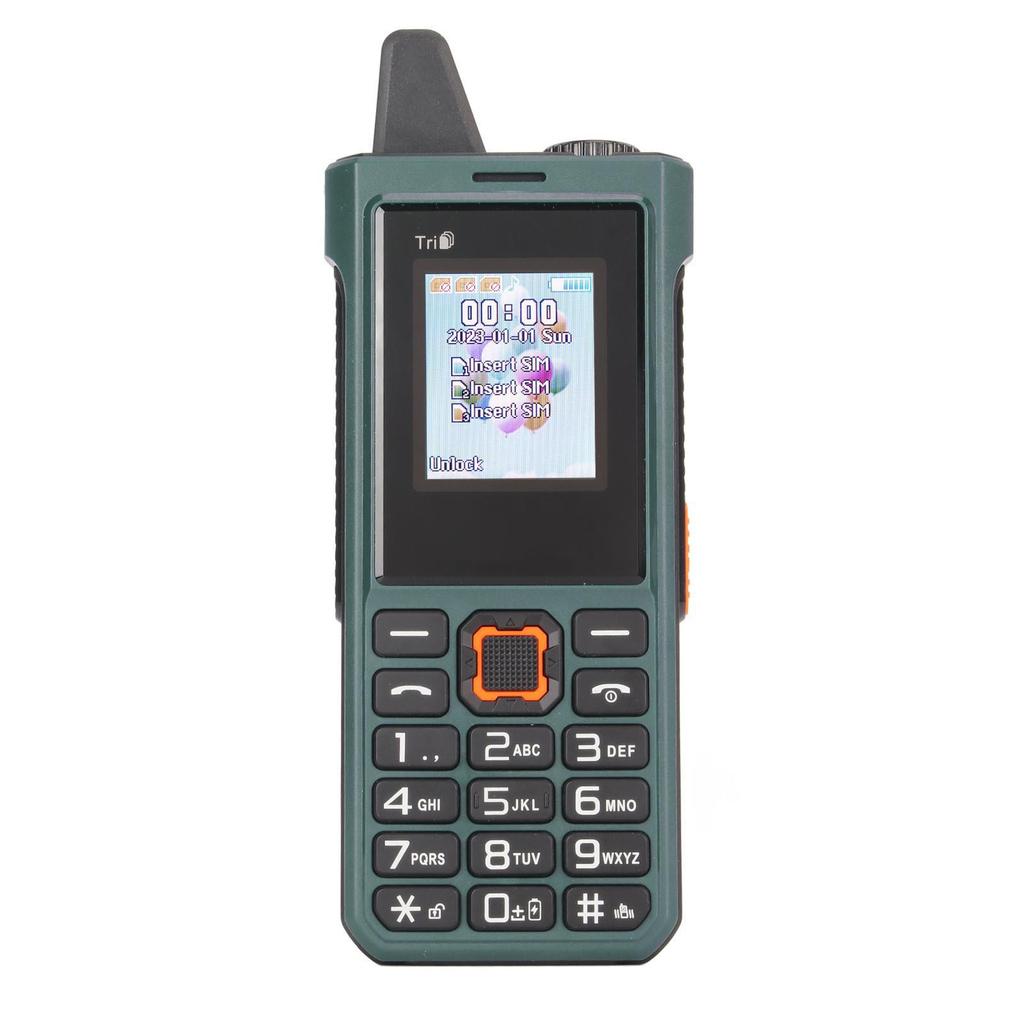 T1 Rugged Phone for Elderly Big Button 2.0in Senior Basic Phone High Volume 3 Card 3 Standby