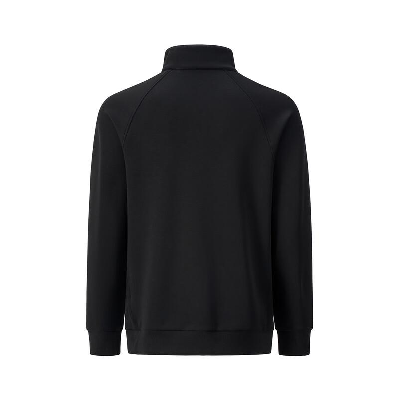 GIOVANNI VALENTINO Men's Fleece Lined Stand Collar Half-Zip Pullover