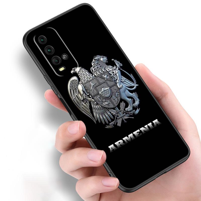 

Силиконовый чехол для телефона с армянским флагом Армении для Xiaomi Redmi Note 11 10 9 8 Pro 11T 10T 10S 9S 8T 9 9A 9C 9T, черный мягкий чехол Redmi 9