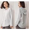Women's Loose-Fit Cashmere Hooded Sweater - Winter 2026 New Arrival, Solid Color, Simple Style, Slimming Effect