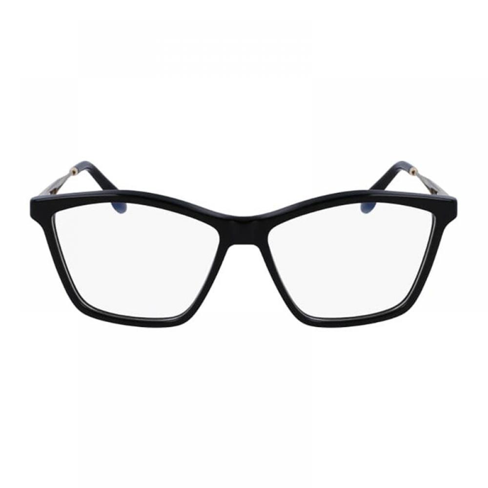 Victoria Beckham Eyeglasses Butterfly Full Rim  Black Frame And Clear Demo Lens Lens Vb2656001 Black