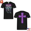 New Apparel Ozzy Osbourne Vampire Cross T-Shirt Purple Gothic Metal Rock Tee Unisex T-Shirt