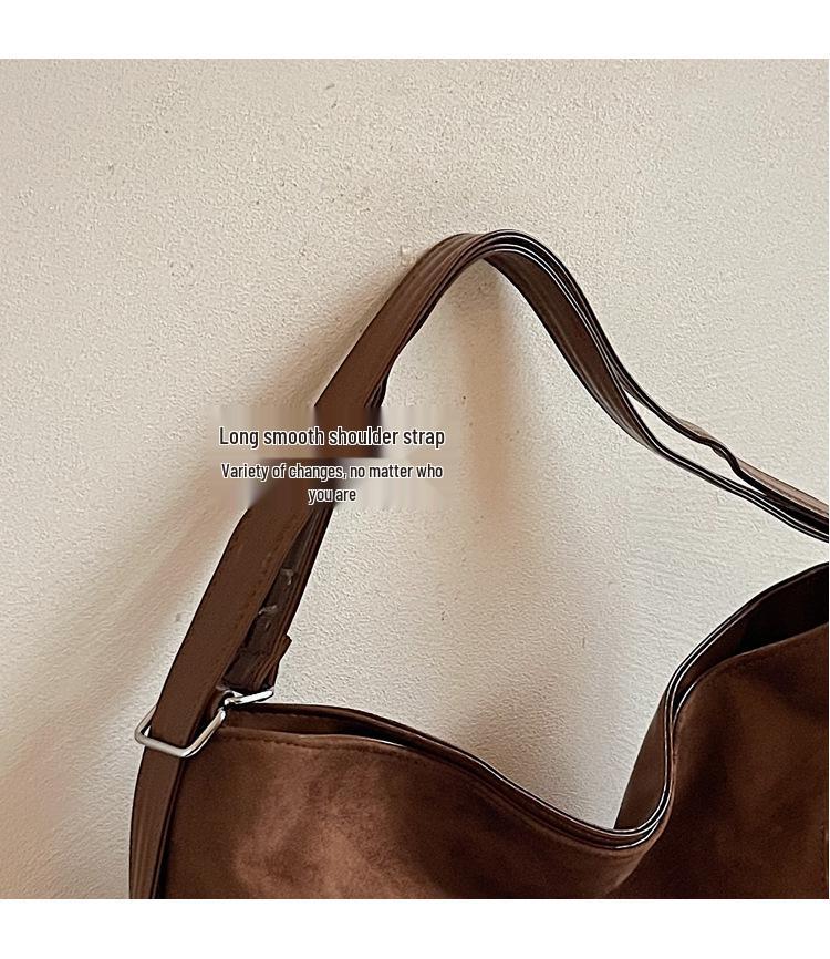 Retro 2025 Large Capacity Tote Bag: Stylish, Versatile Handbag for Women - Single Shoulder & Crossbody Carry