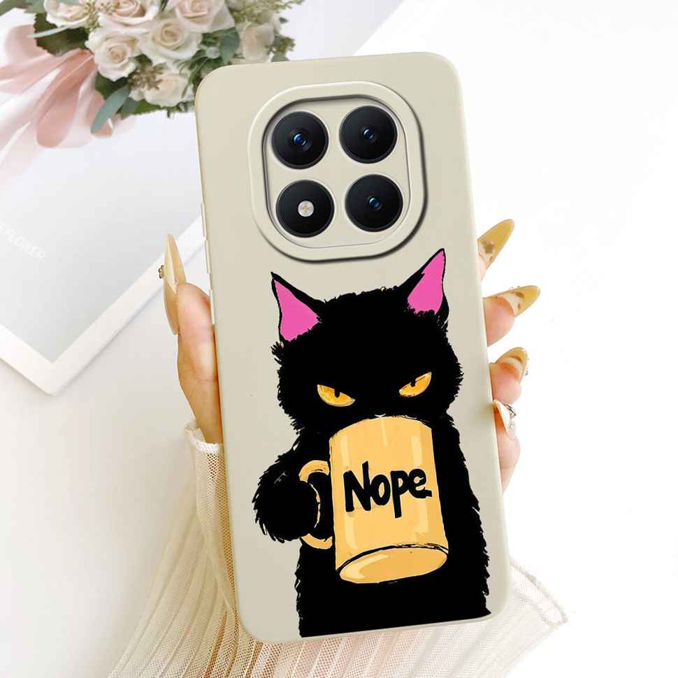 Redmi Note15Pro 5G New Model Protective Case Matte Cat Rabbit For Xiaomi Redmi Note 15 Pro 5G Full Cover Anti-Fall Shockproof