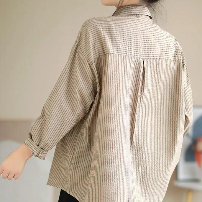 Women Casual Plus Size Printed Loose Button Tunic Shirt Blouse Tops