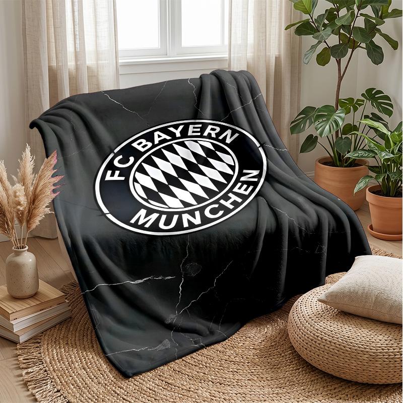 Bayern Munich Theme blanket Soft Flannel Fleece Blanket Warm Lightweight Throw Blanket for Home Sofa Bed