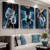 Abstrakcyjny kieliszek do wina Wall Art wydruki na płótnie luksusowy Design jadalnia plakaty malarstwo do salonu dekoracje ścienne do domu