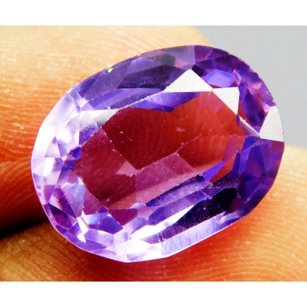 Natural Purple Tanzanite Loose Gemstone 11.35 Ct Oval Cut for Jewelry Making and Gem Collections