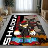 Covor Retro S-Sonic Desene Animate Jocuri Sufragerie Zonă Antiderapantă Covor Moale pentru Dormitor Cameră Copii Canapea, Decor Acasă Preș Cadou