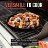 New Multi-Purpose Cast Iron Frying Pan Non-Stick Skillet for Stove Outdoor Cooking Lightweight Round Griddle for Home Kitchen