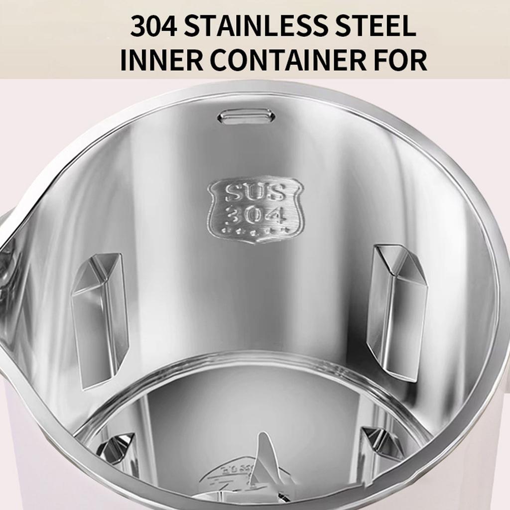 Nut Milk Maker Blender 8 in 1 Programmable Soy Milk Machine Digital Display Stainless Steel Blades 12L Capacity Self Clean for Nut Milk  