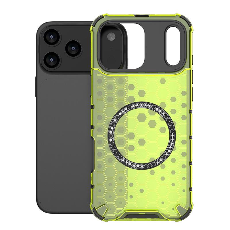 iPhone 17 Pro Max Honeycomb Magnetic Case with Airbag Protection