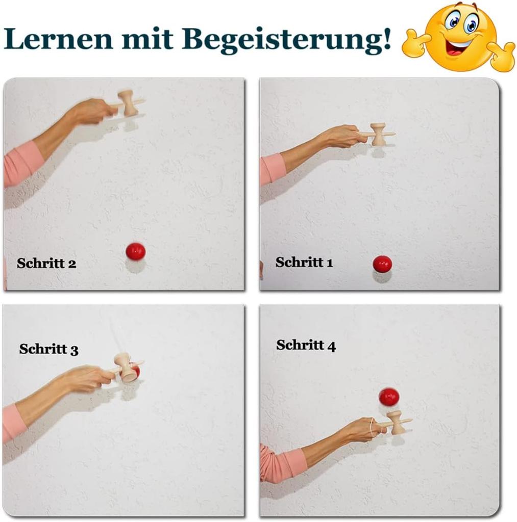 Original Wooden Toy - Skill Games For Indoor Outdoor Children Ideal Gifts For Teenagers Focus Games AHDS Stress Killer Beech Wood